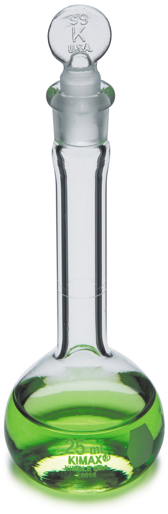 Matraz, volumétrico clase A, vidrio, 500 ml