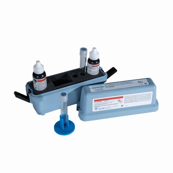 Test kit de fluorescencia para cloro total en rango ultrabajo (ULR), 3 - 100 µg/L (ppb), 100 tests