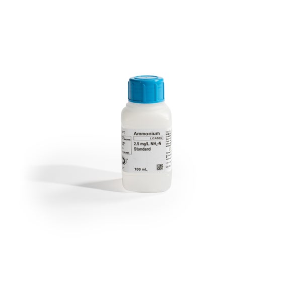 Solución estándar de amonio de 2,5 mg/L NH₄-N, 100 mL